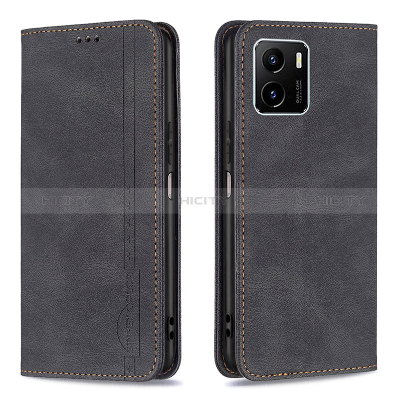 Funda de Cuero Cartera con Soporte Carcasa B05F para Vivo Y10 t1