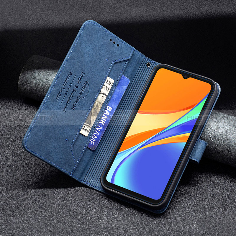 Funda de Cuero Cartera con Soporte Carcasa B05F para Xiaomi Redmi 9 Activ