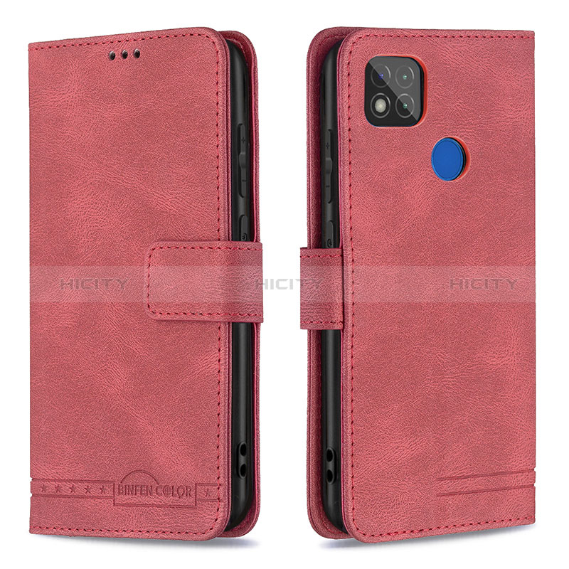 Funda de Cuero Cartera con Soporte Carcasa B05F para Xiaomi Redmi 9 Activ