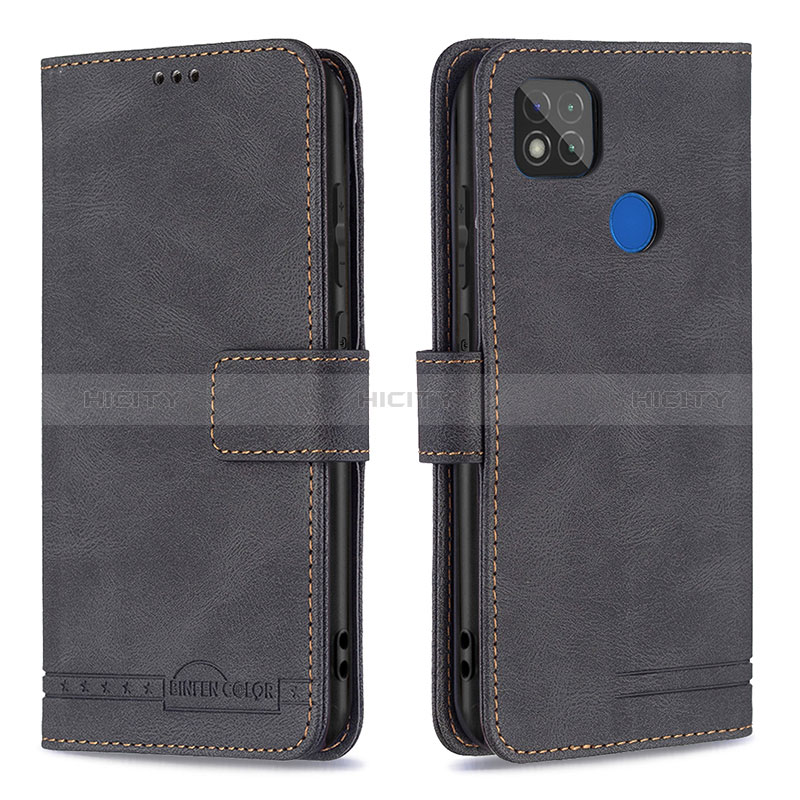 Funda de Cuero Cartera con Soporte Carcasa B05F para Xiaomi Redmi 9 Activ