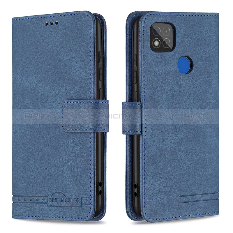 Funda de Cuero Cartera con Soporte Carcasa B05F para Xiaomi Redmi 9 Activ