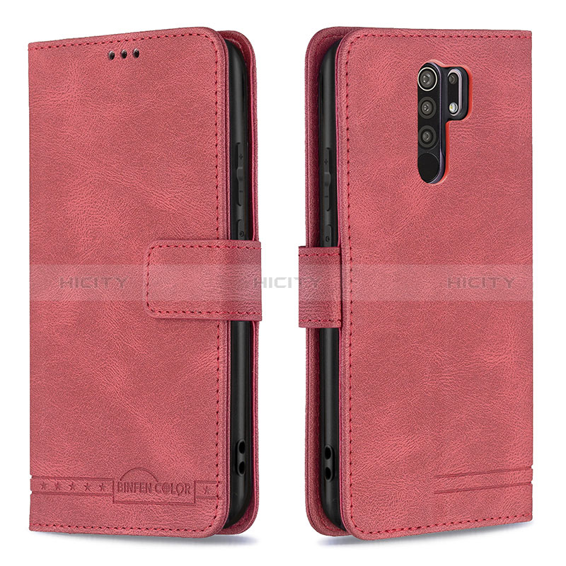 Funda de Cuero Cartera con Soporte Carcasa B05F para Xiaomi Redmi 9 Prime India