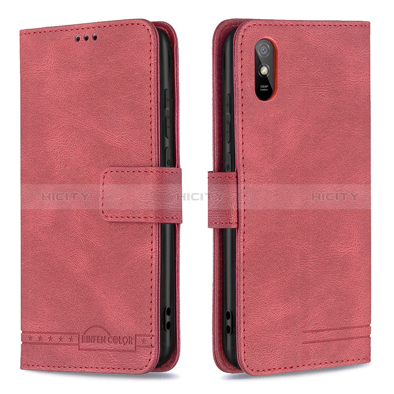 Funda de Cuero Cartera con Soporte Carcasa B05F para Xiaomi Redmi 9i