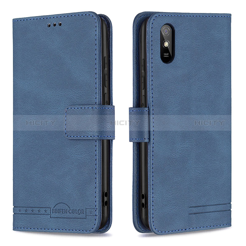 Funda de Cuero Cartera con Soporte Carcasa B05F para Xiaomi Redmi 9i