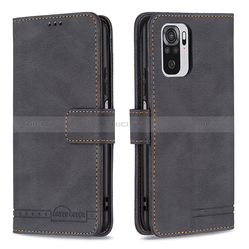 Funda de Cuero Cartera con Soporte Carcasa B05F para Xiaomi Redmi Note 10 4G