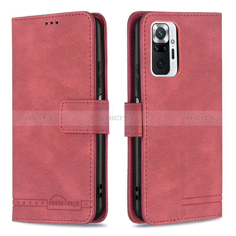 Funda de Cuero Cartera con Soporte Carcasa B05F para Xiaomi Redmi Note 10 Pro 4G