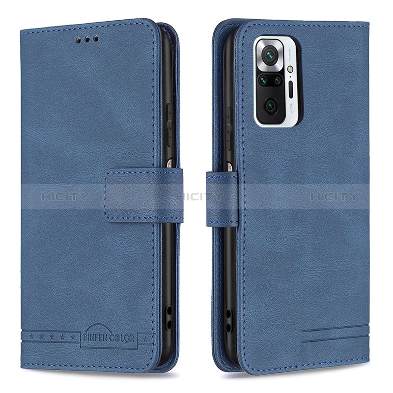 Funda de Cuero Cartera con Soporte Carcasa B05F para Xiaomi Redmi Note 10 Pro Max