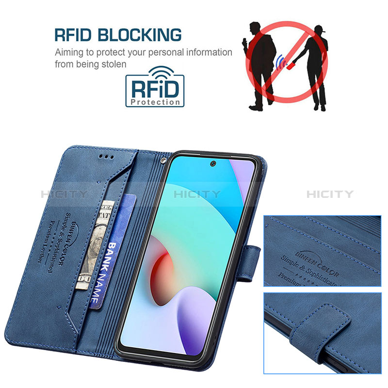 Funda de Cuero Cartera con Soporte Carcasa B05F para Xiaomi Redmi Note 11 4G (2021)