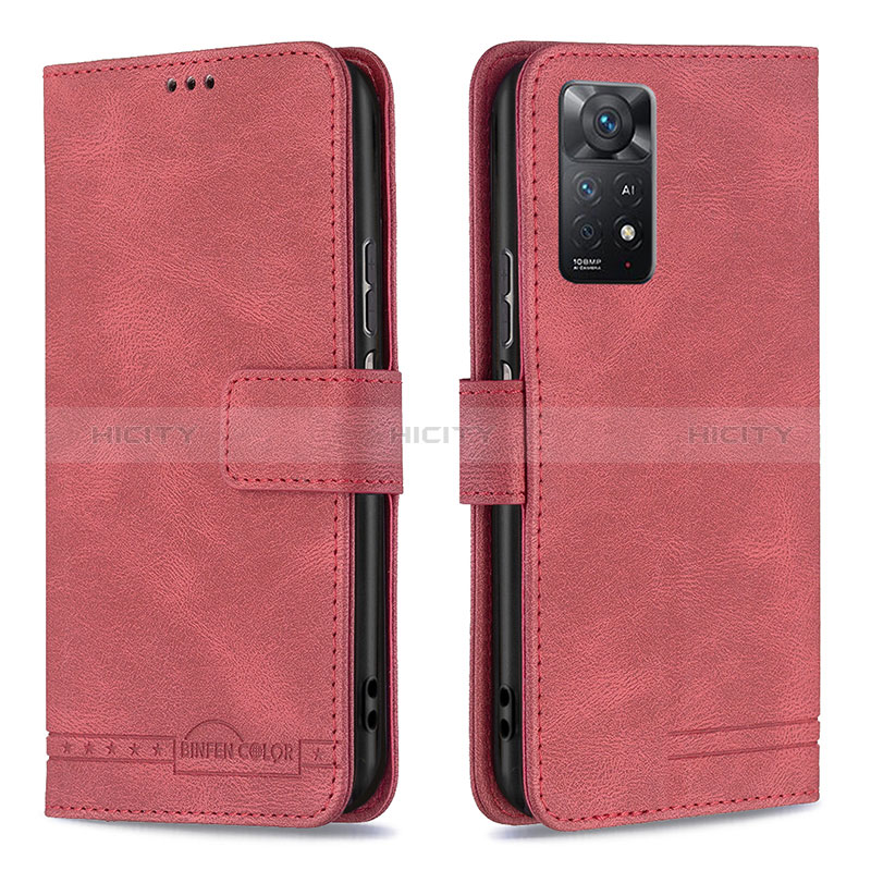 Funda de Cuero Cartera con Soporte Carcasa B05F para Xiaomi Redmi Note 11 Pro 4G