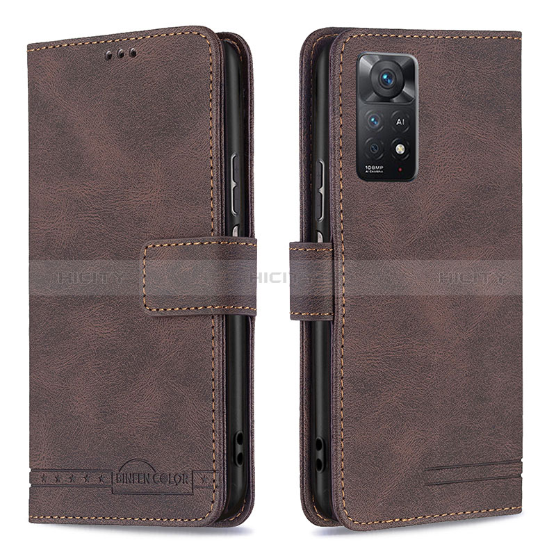 Funda de Cuero Cartera con Soporte Carcasa B05F para Xiaomi Redmi Note 11 Pro 4G