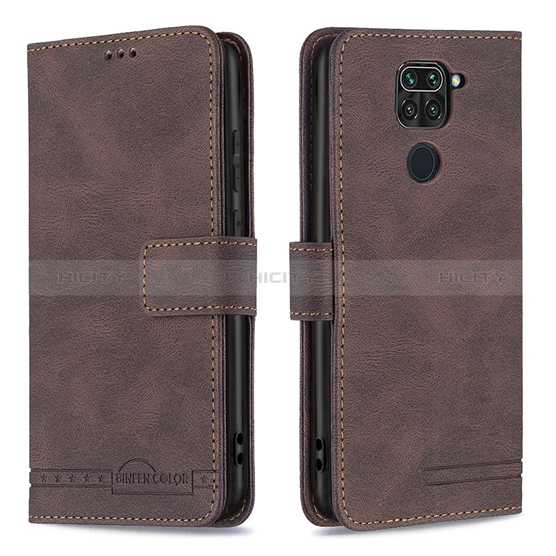 Funda de Cuero Cartera con Soporte Carcasa B05F para Xiaomi Redmi Note 9