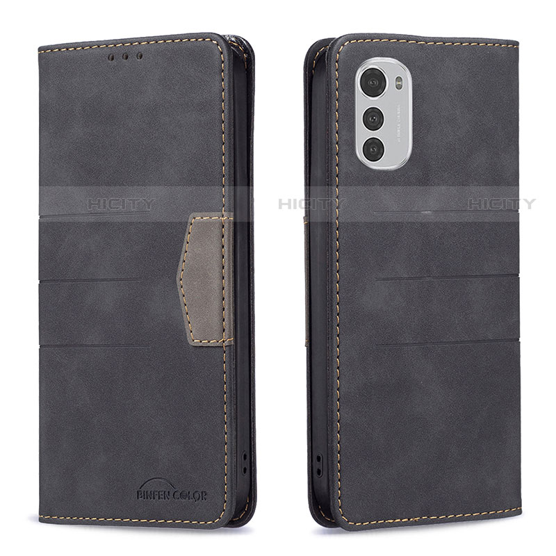 Funda de Cuero Cartera con Soporte Carcasa B06F para Motorola Moto E32s