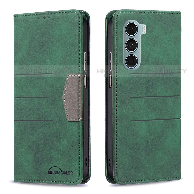 Funda de Cuero Cartera con Soporte Carcasa B06F para Motorola Moto Edge S30 5G Verde