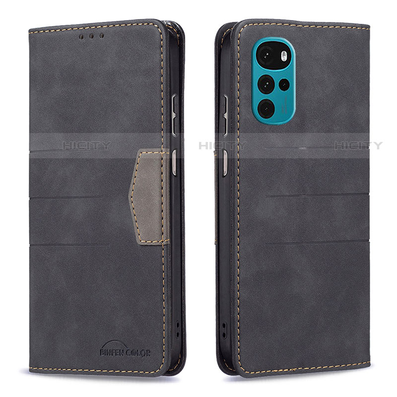 Funda de Cuero Cartera con Soporte Carcasa B06F para Motorola Moto G22