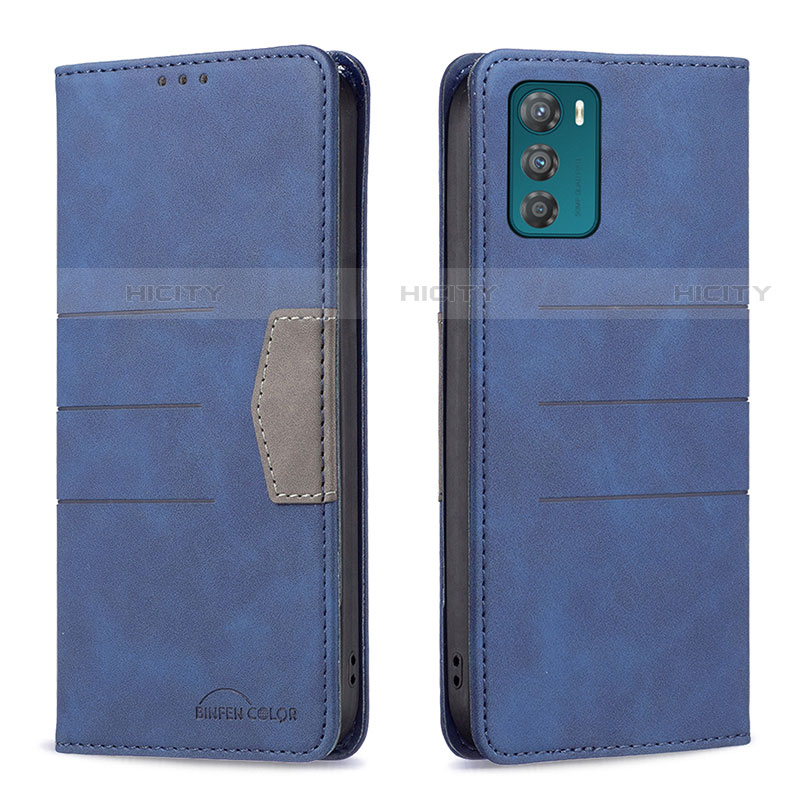 Funda de Cuero Cartera con Soporte Carcasa B06F para Motorola Moto G42