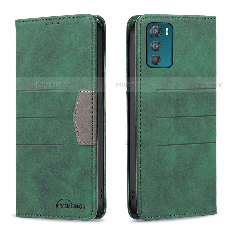 Funda de Cuero Cartera con Soporte Carcasa B06F para Motorola Moto G42