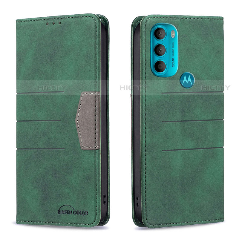 Funda de Cuero Cartera con Soporte Carcasa B06F para Motorola Moto G71 5G