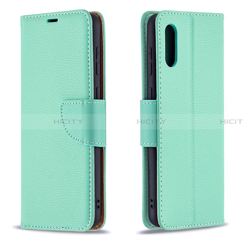 Funda de Cuero Cartera con Soporte Carcasa B06F para Samsung Galaxy A02