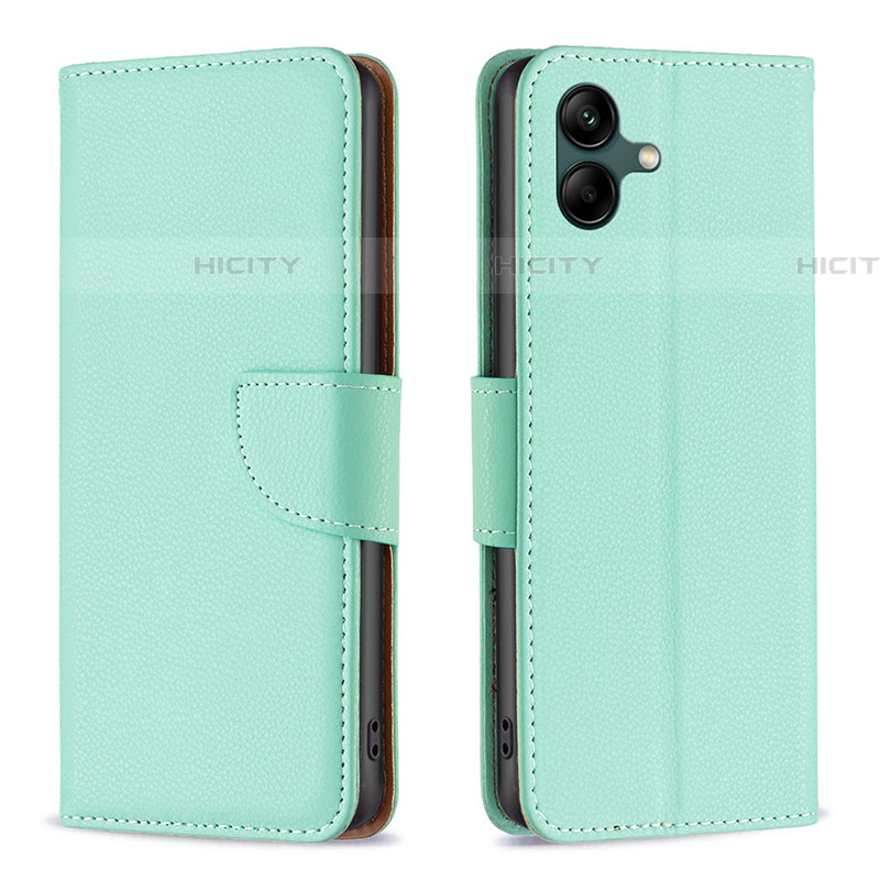 Funda de Cuero Cartera con Soporte Carcasa B06F para Samsung Galaxy A04E Verde