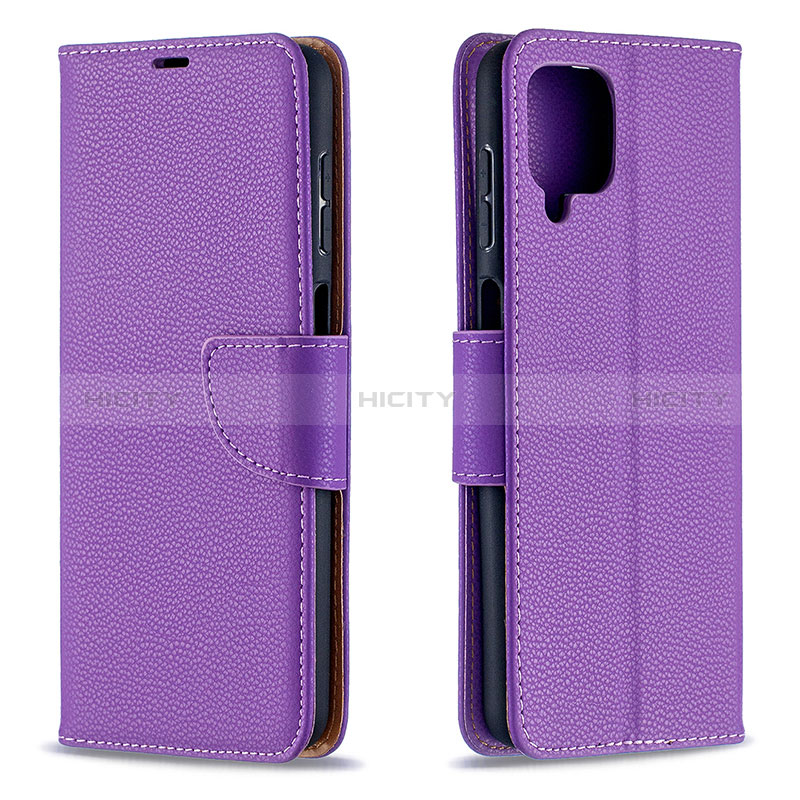 Funda de Cuero Cartera con Soporte Carcasa B06F para Samsung Galaxy A12