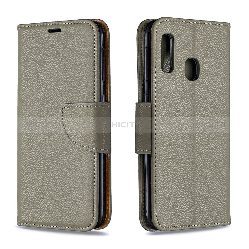 Funda de Cuero Cartera con Soporte Carcasa B06F para Samsung Galaxy A20e