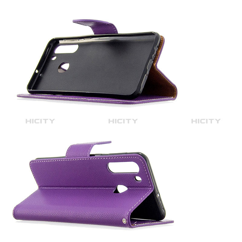 Funda de Cuero Cartera con Soporte Carcasa B06F para Samsung Galaxy A21