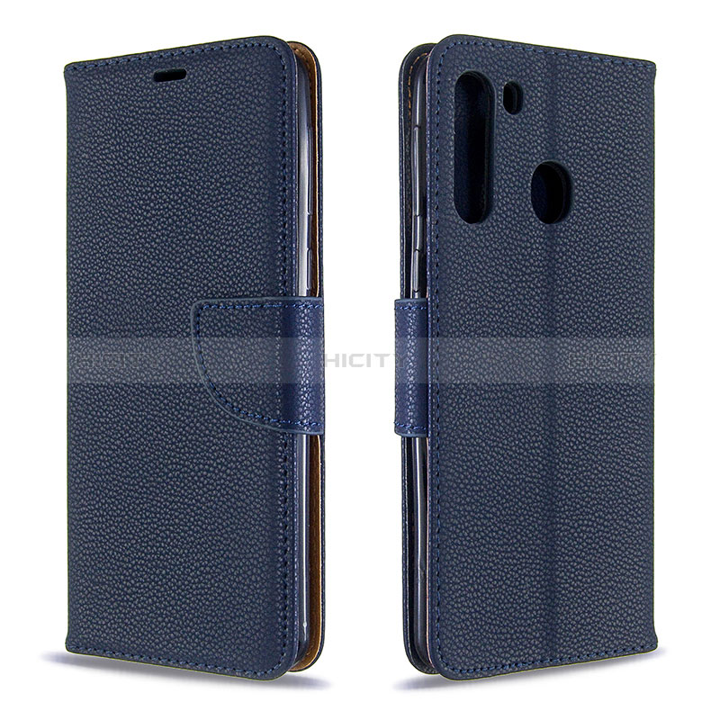 Funda de Cuero Cartera con Soporte Carcasa B06F para Samsung Galaxy A21