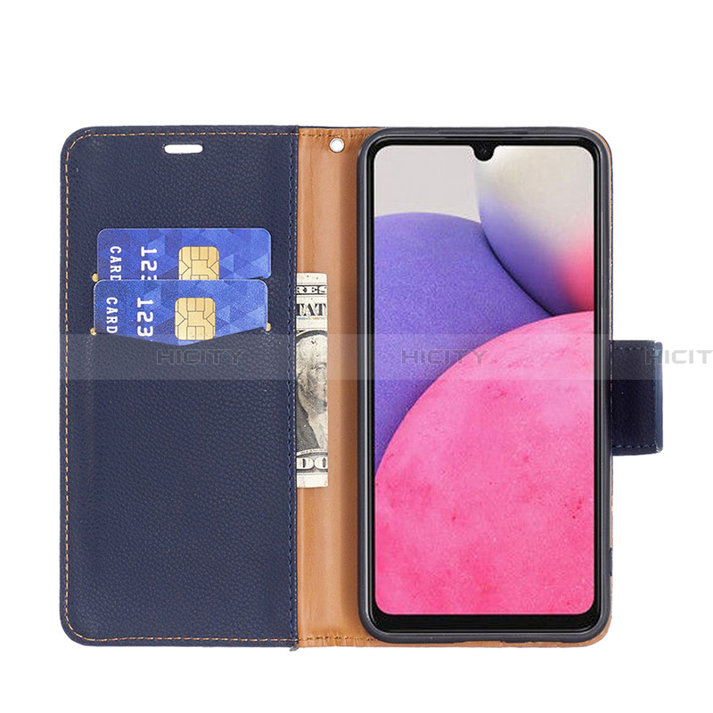 Funda de Cuero Cartera con Soporte Carcasa B06F para Samsung Galaxy A33 5G