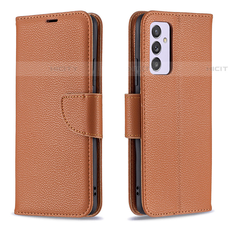 Funda de Cuero Cartera con Soporte Carcasa B06F para Samsung Galaxy A34 5G Marron