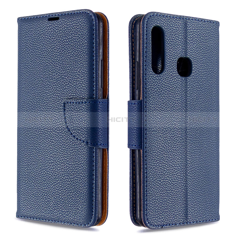 Funda de Cuero Cartera con Soporte Carcasa B06F para Samsung Galaxy A70E