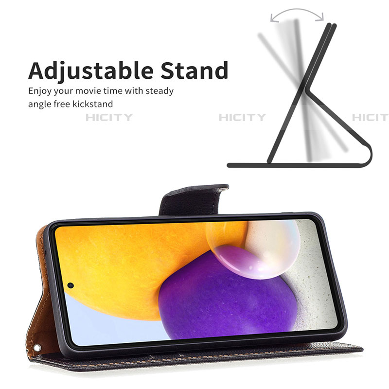 Funda de Cuero Cartera con Soporte Carcasa B06F para Samsung Galaxy A73 5G