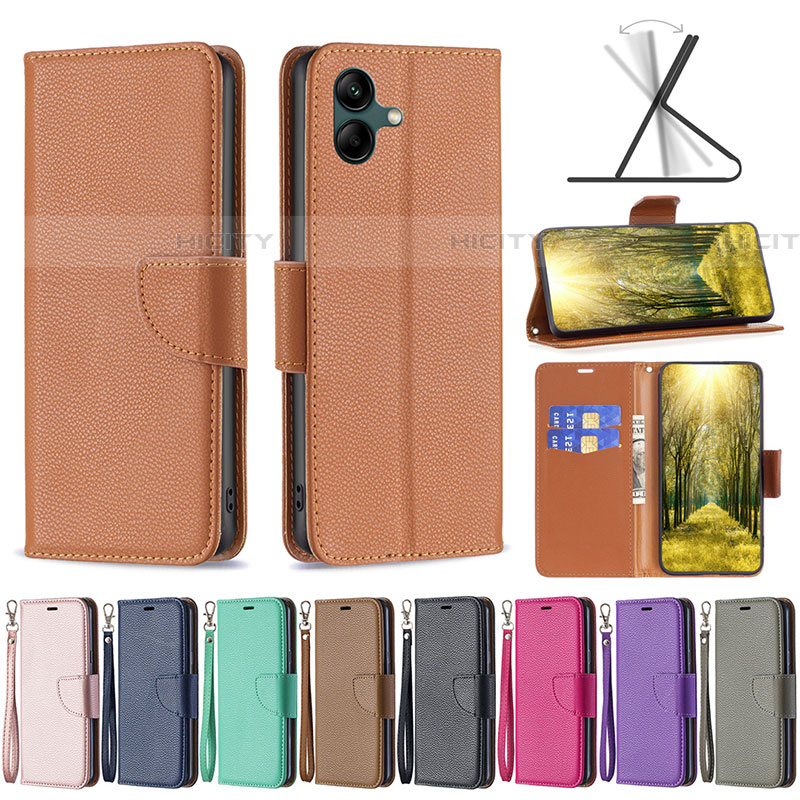 Funda de Cuero Cartera con Soporte Carcasa B06F para Samsung Galaxy F04