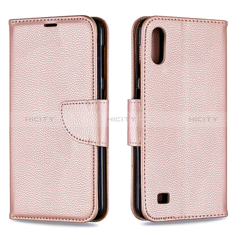 Funda de Cuero Cartera con Soporte Carcasa B06F para Samsung Galaxy M10