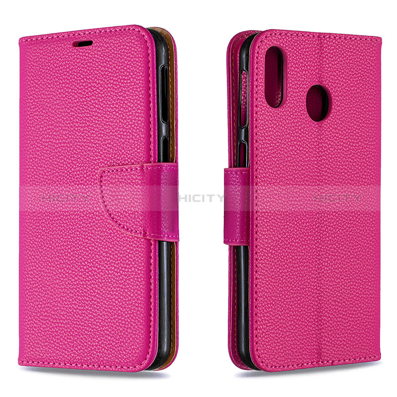 Funda de Cuero Cartera con Soporte Carcasa B06F para Samsung Galaxy M20