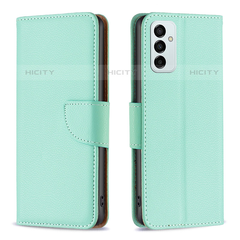 Funda de Cuero Cartera con Soporte Carcasa B06F para Samsung Galaxy M23 5G Verde