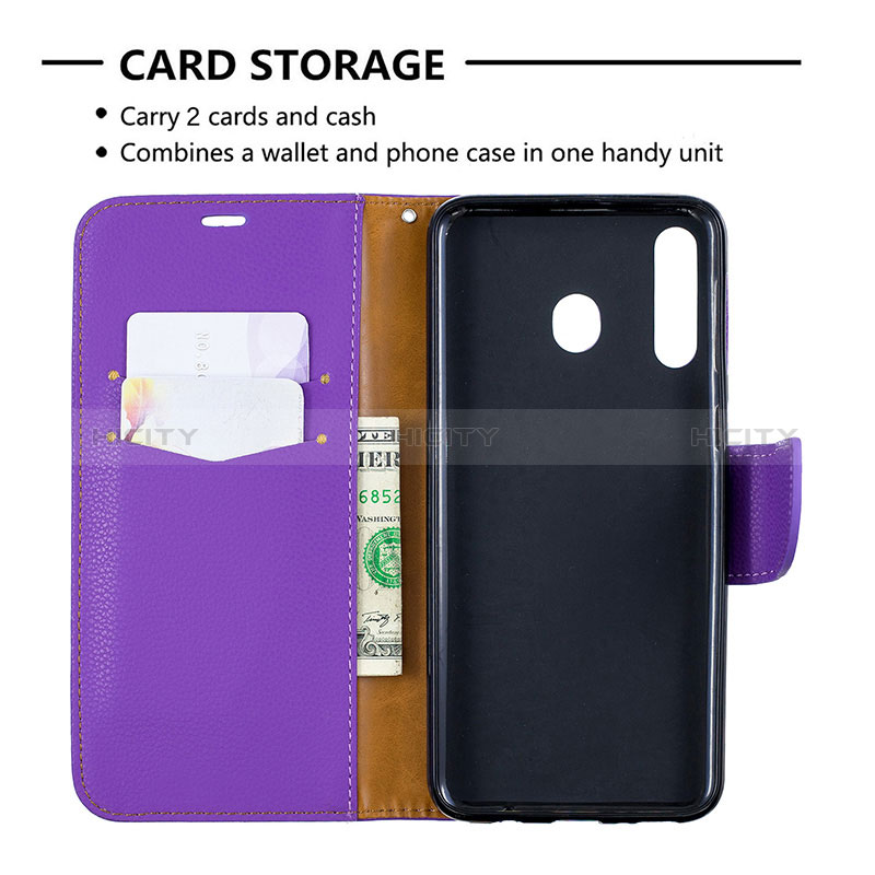 Funda de Cuero Cartera con Soporte Carcasa B06F para Samsung Galaxy M30