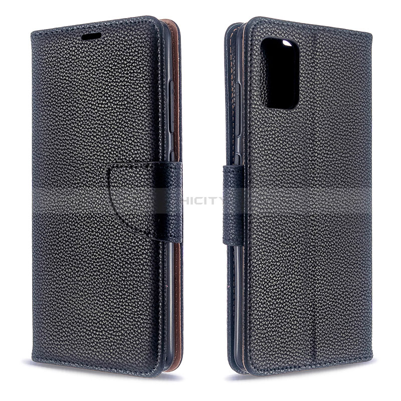 Funda de Cuero Cartera con Soporte Carcasa B06F para Samsung Galaxy M40S Negro