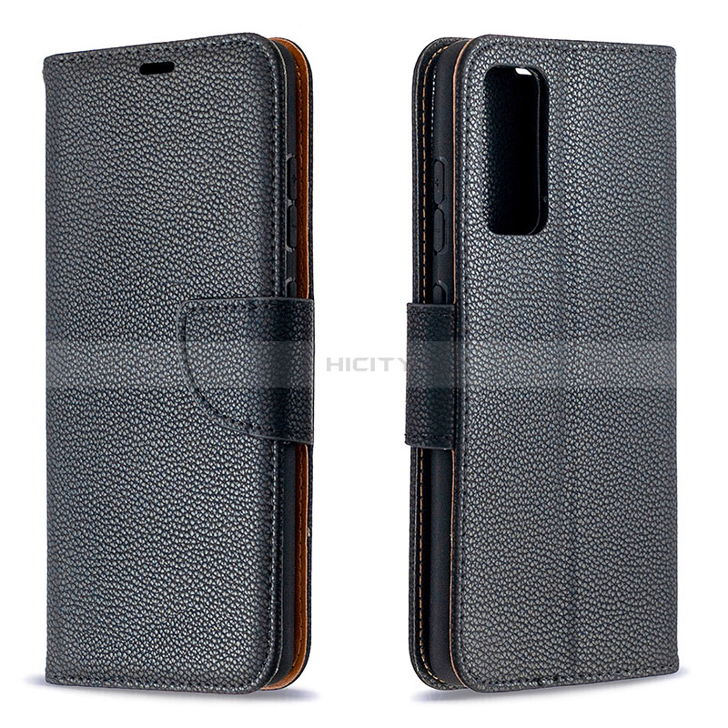 Funda de Cuero Cartera con Soporte Carcasa B06F para Samsung Galaxy S20 FE 5G Negro