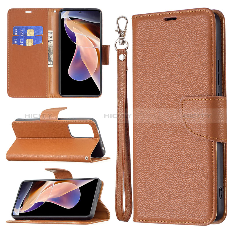 Funda de Cuero Cartera con Soporte Carcasa B06F para Xiaomi Poco X4 NFC