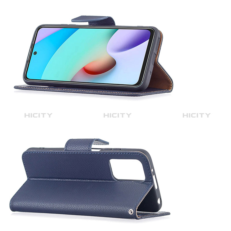 Funda de Cuero Cartera con Soporte Carcasa B06F para Xiaomi Redmi 10 (2022)