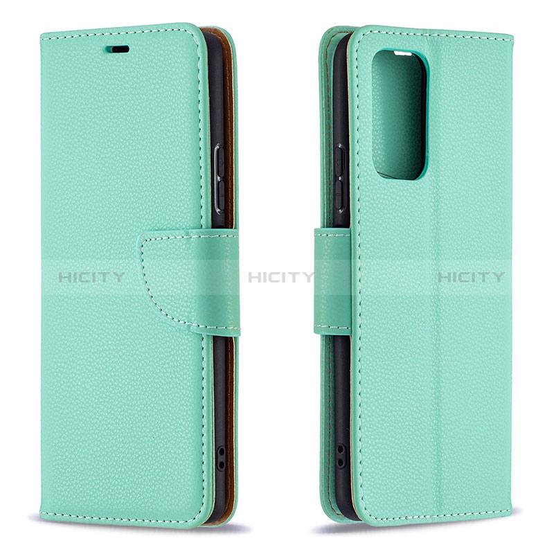 Funda de Cuero Cartera con Soporte Carcasa B06F para Xiaomi Redmi Note 10 Pro 4G Verde