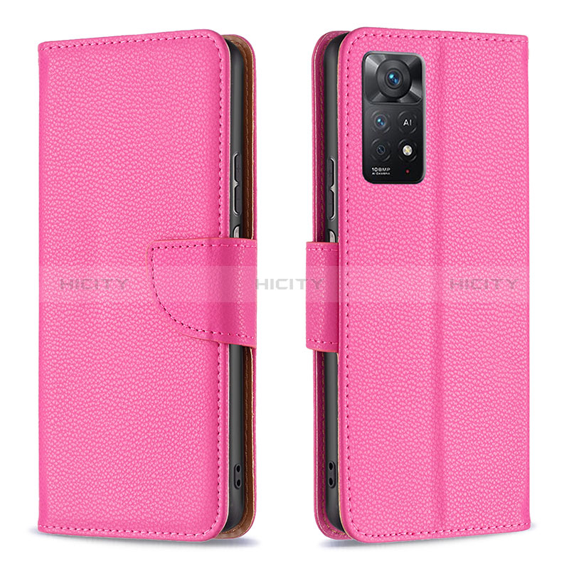 Funda de Cuero Cartera con Soporte Carcasa B06F para Xiaomi Redmi Note 11 Pro 4G