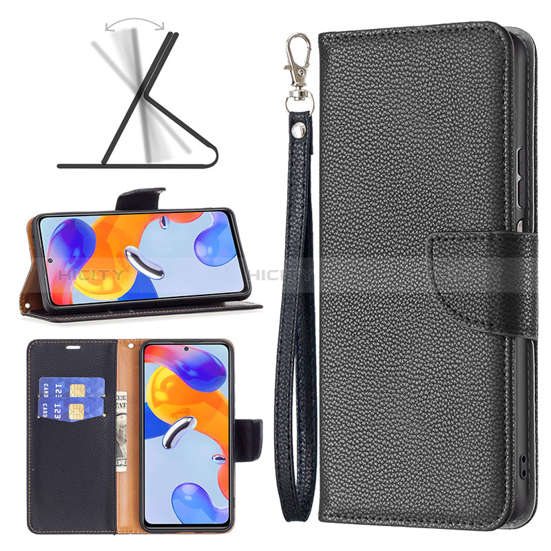 Funda de Cuero Cartera con Soporte Carcasa B06F para Xiaomi Redmi Note 12 Pro 4G