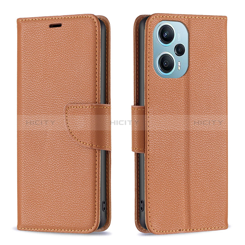 Funda de Cuero Cartera con Soporte Carcasa B06F para Xiaomi Redmi Note 12 Turbo 5G