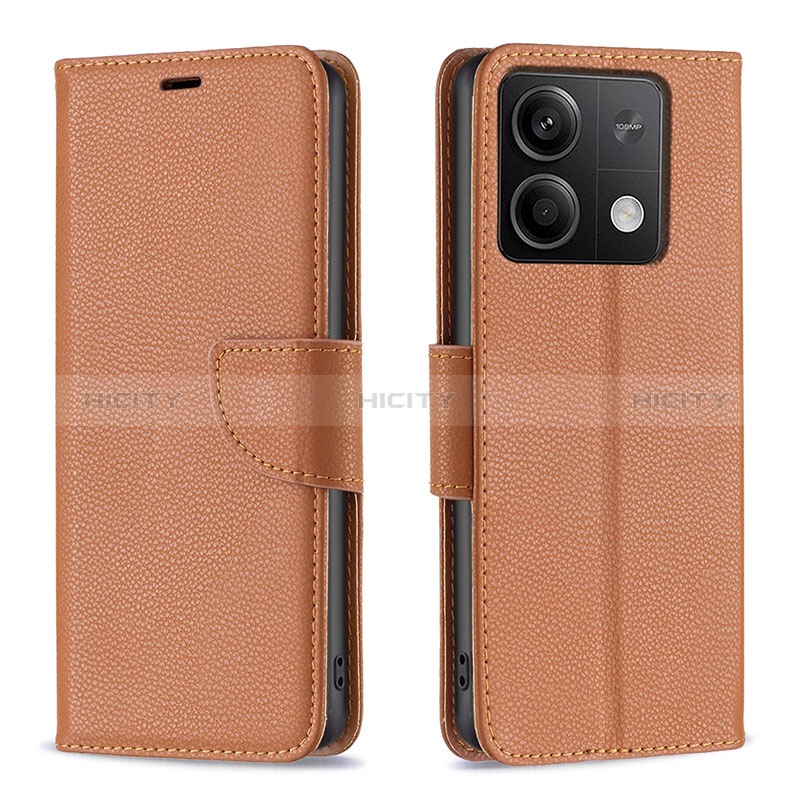 Funda de Cuero Cartera con Soporte Carcasa B06F para Xiaomi Redmi Note 13 5G