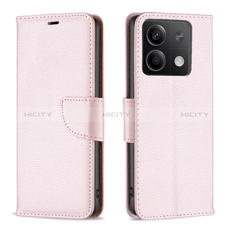 Funda de Cuero Cartera con Soporte Carcasa B06F para Xiaomi Redmi Note 13 5G