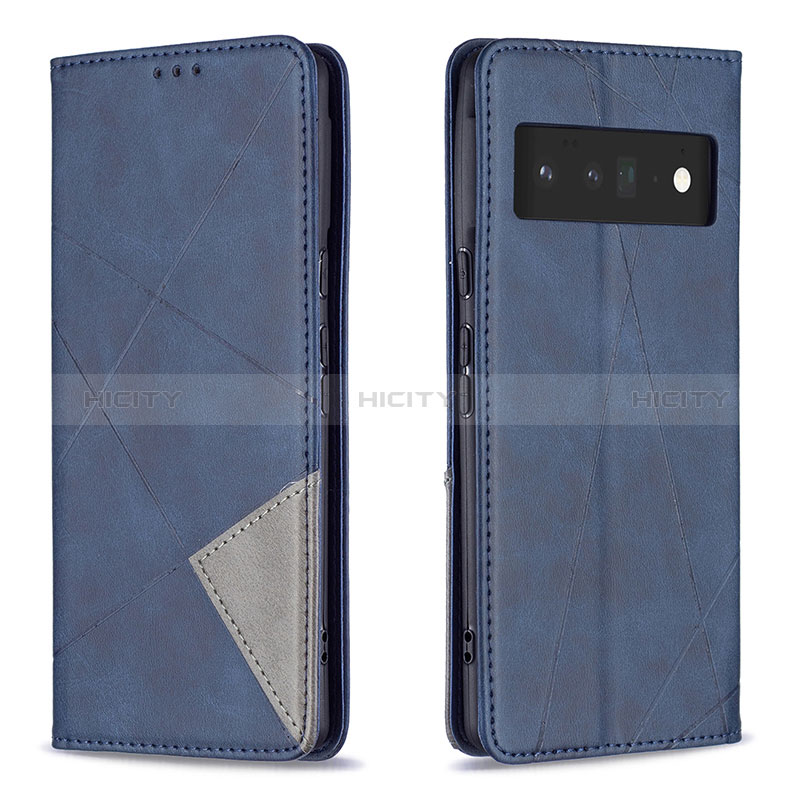 Funda de Cuero Cartera con Soporte Carcasa B07F para Google Pixel 6 Pro 5G