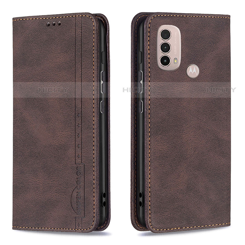 Funda de Cuero Cartera con Soporte Carcasa B07F para Motorola Moto E30