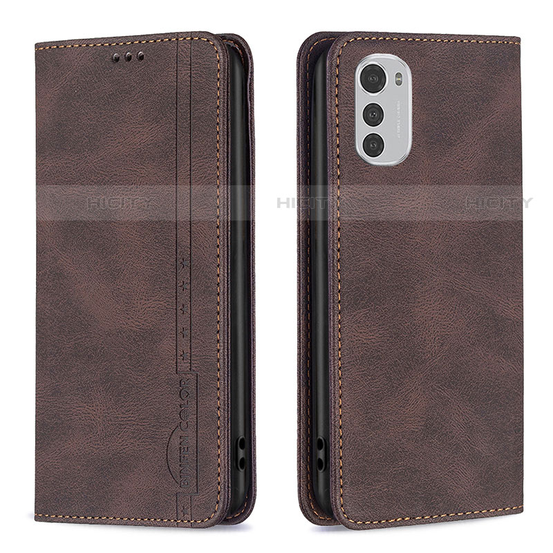 Funda de Cuero Cartera con Soporte Carcasa B07F para Motorola Moto E32