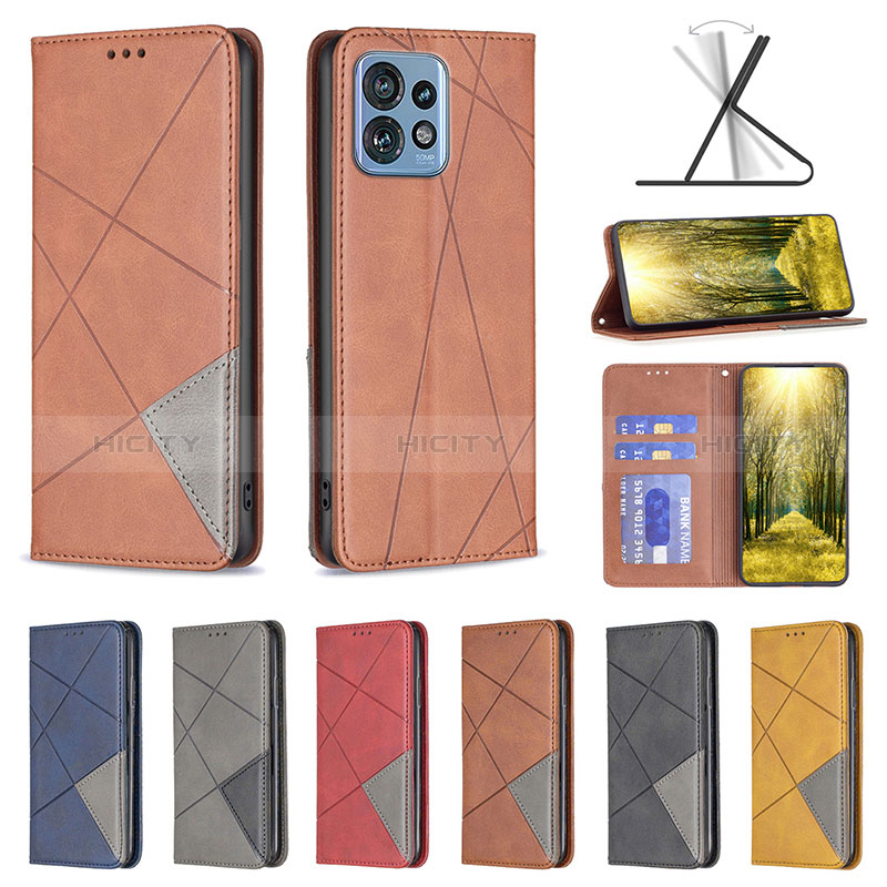 Funda de Cuero Cartera con Soporte Carcasa B07F para Motorola Moto Edge Plus (2023) 5G